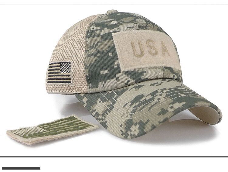 USA Flag Camouflage Baseball Cap