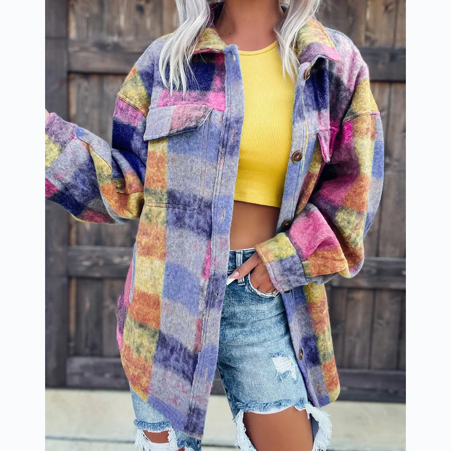 Colorful Plaid Jacket