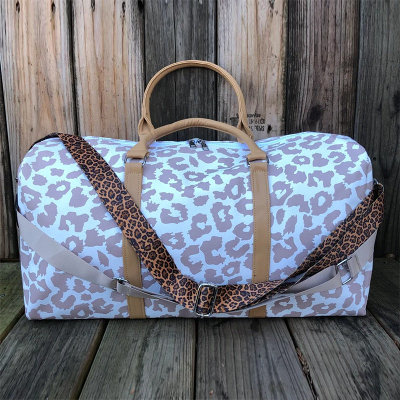 Large Capacity Leopard Travel Bag