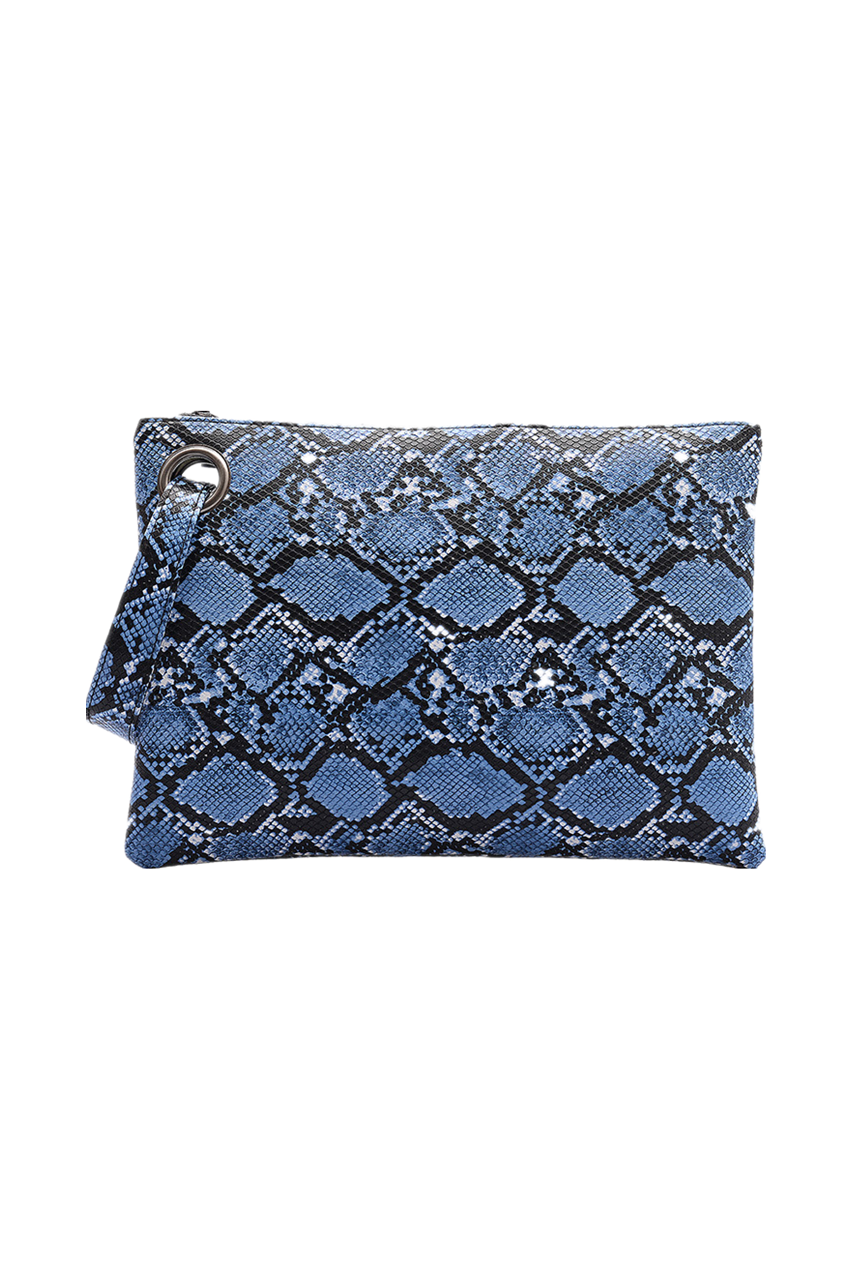 Women's Snake Print Clutch Bag