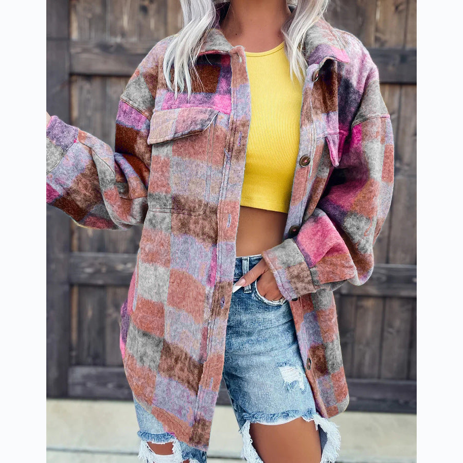 Colorful Plaid Jacket