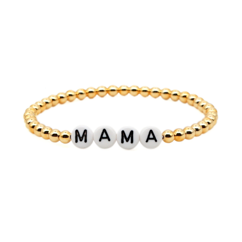 Mother's Day Alphabet Bracelet