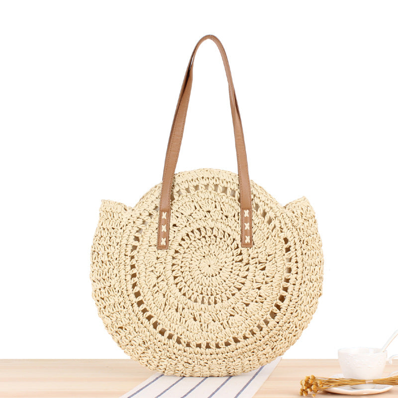 Ladies Straw Beach Bag