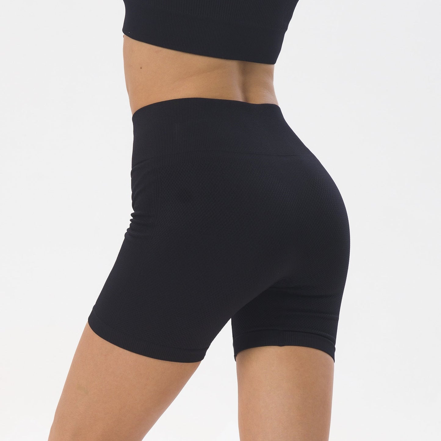 Rib-knit Seamless Shorts