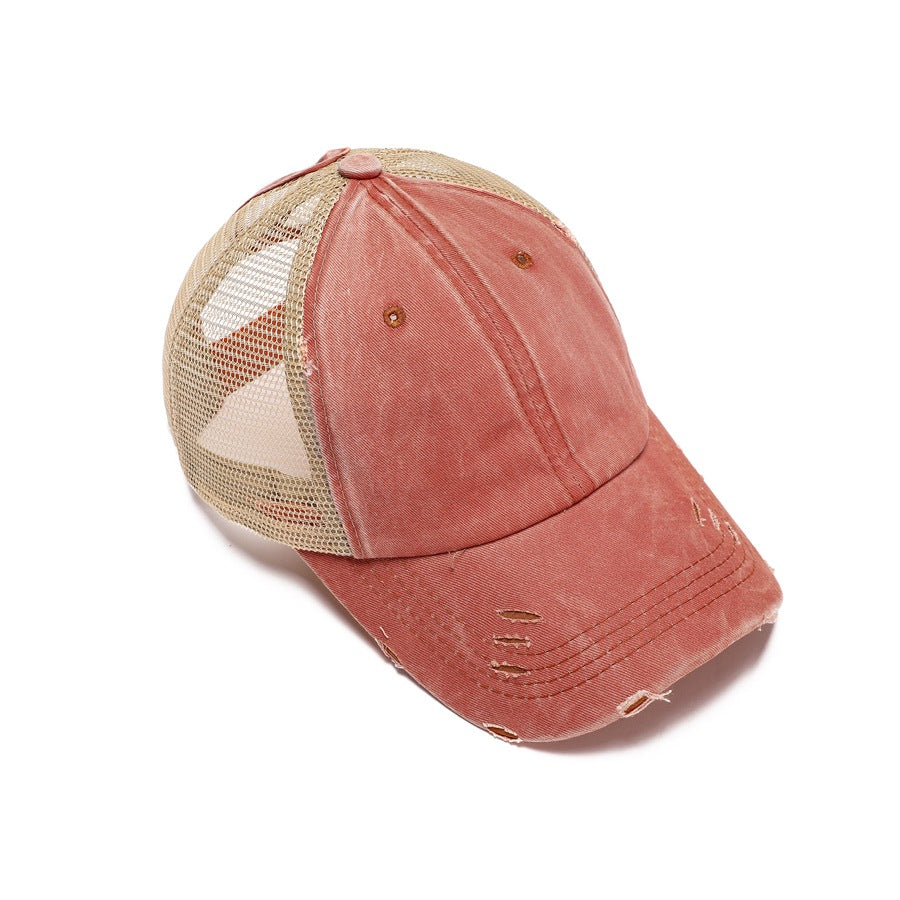 Ladies Ponytail Baseball Cap