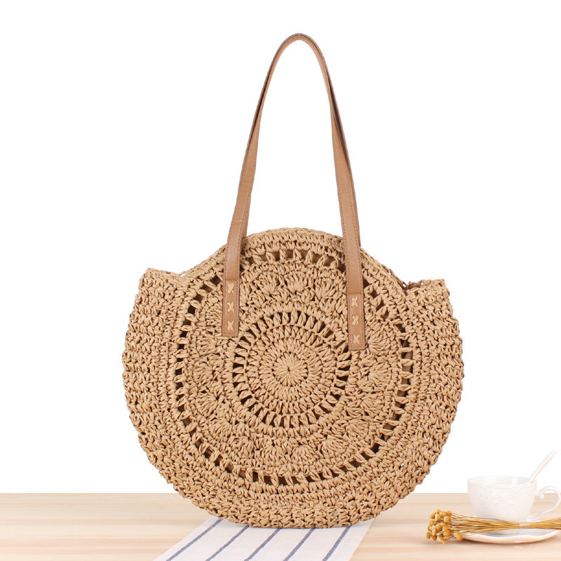 Ladies Straw Beach Bag