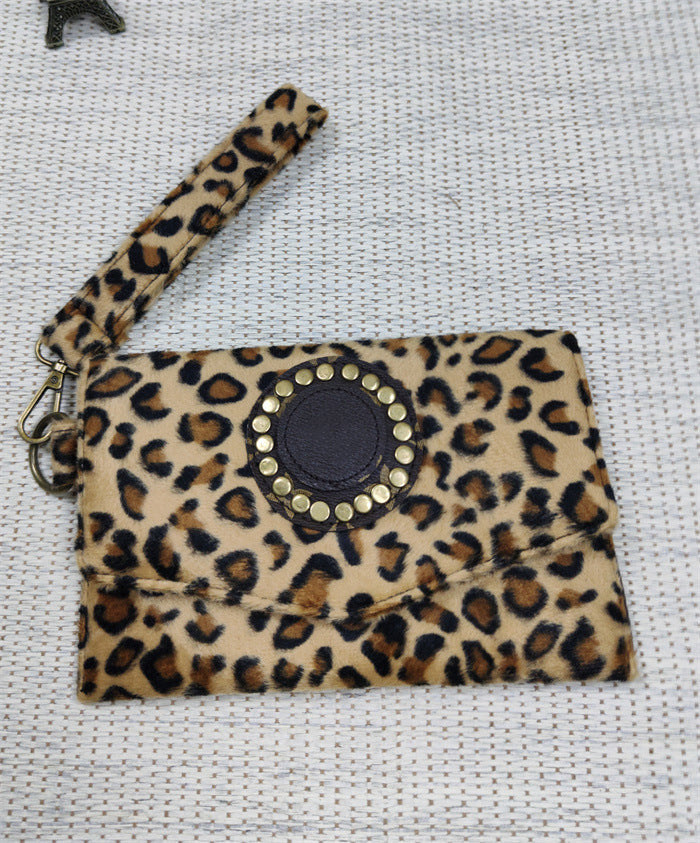 Leopard Print Coin Purse Tote Bag