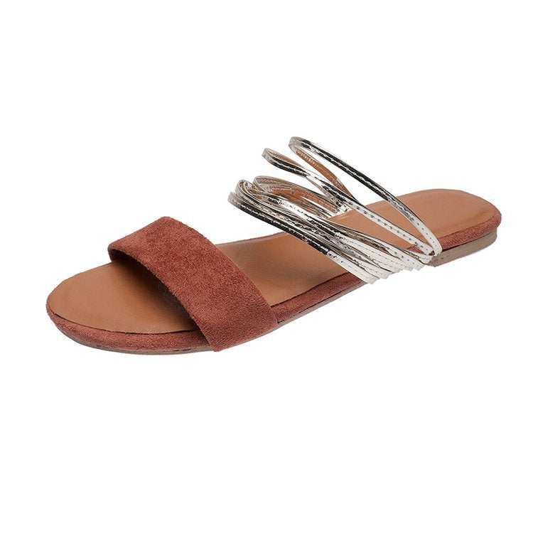 Women's Slip On Flat Sandals