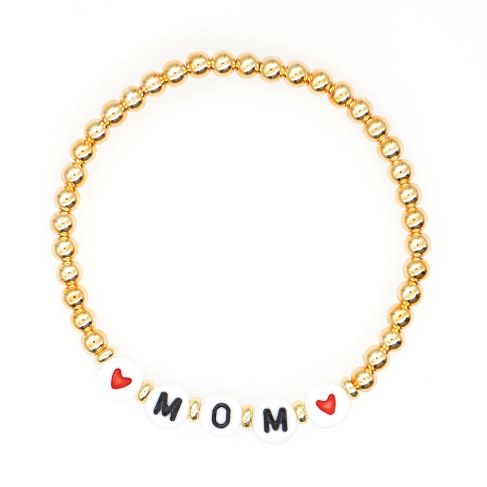 Mother's Day Alphabet Bracelet