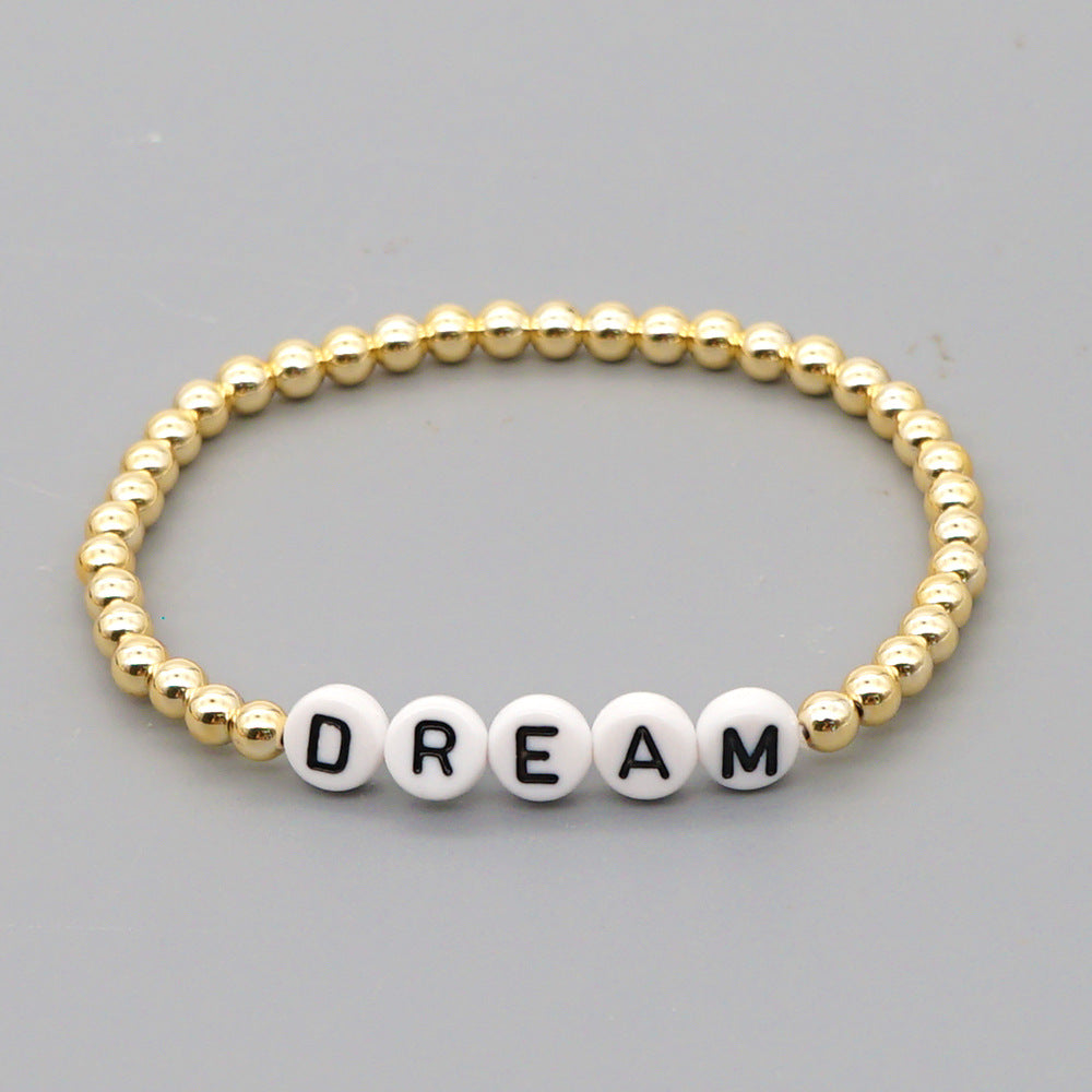 Mother's Day Alphabet Bracelet