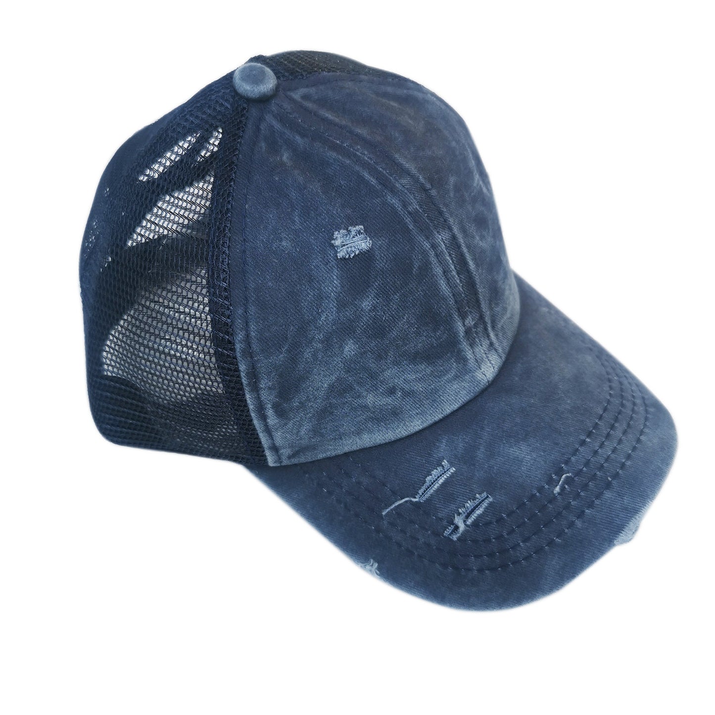 Ladies Ponytail Baseball Cap- Cross