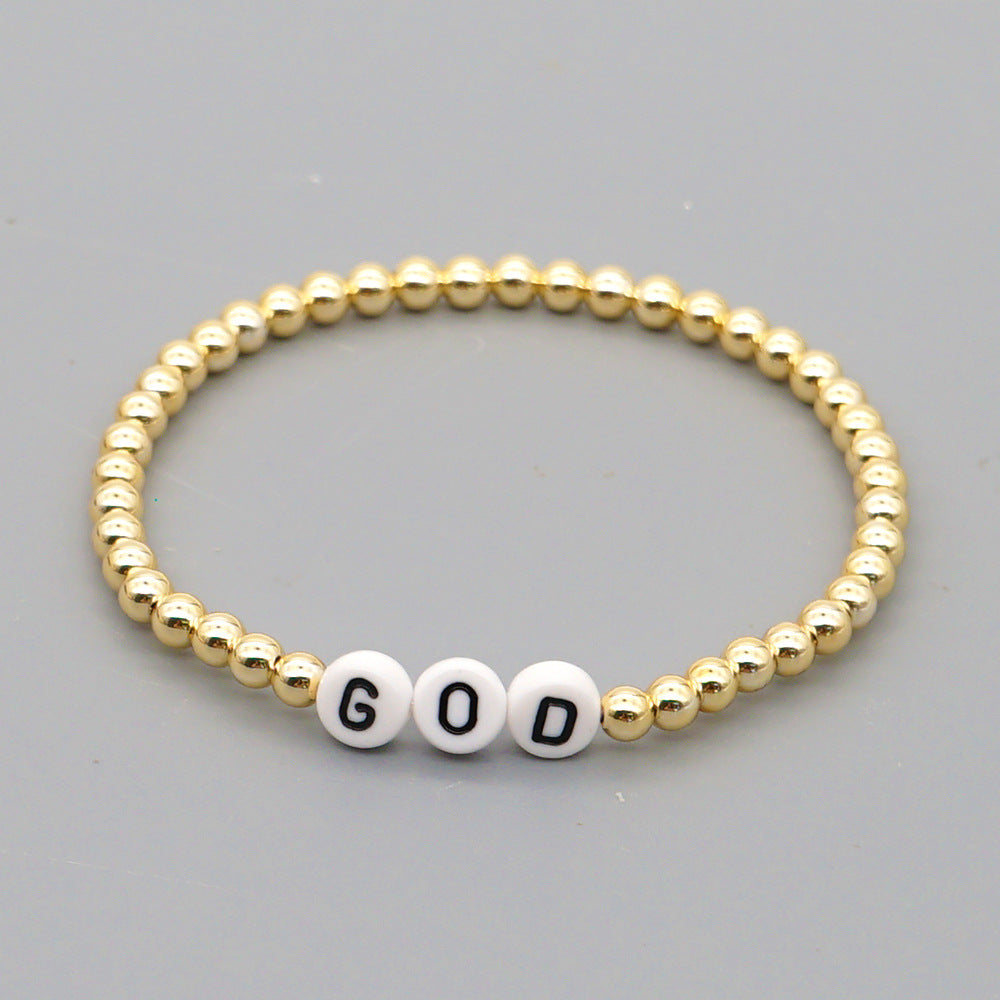 Mother's Day Alphabet Bracelet