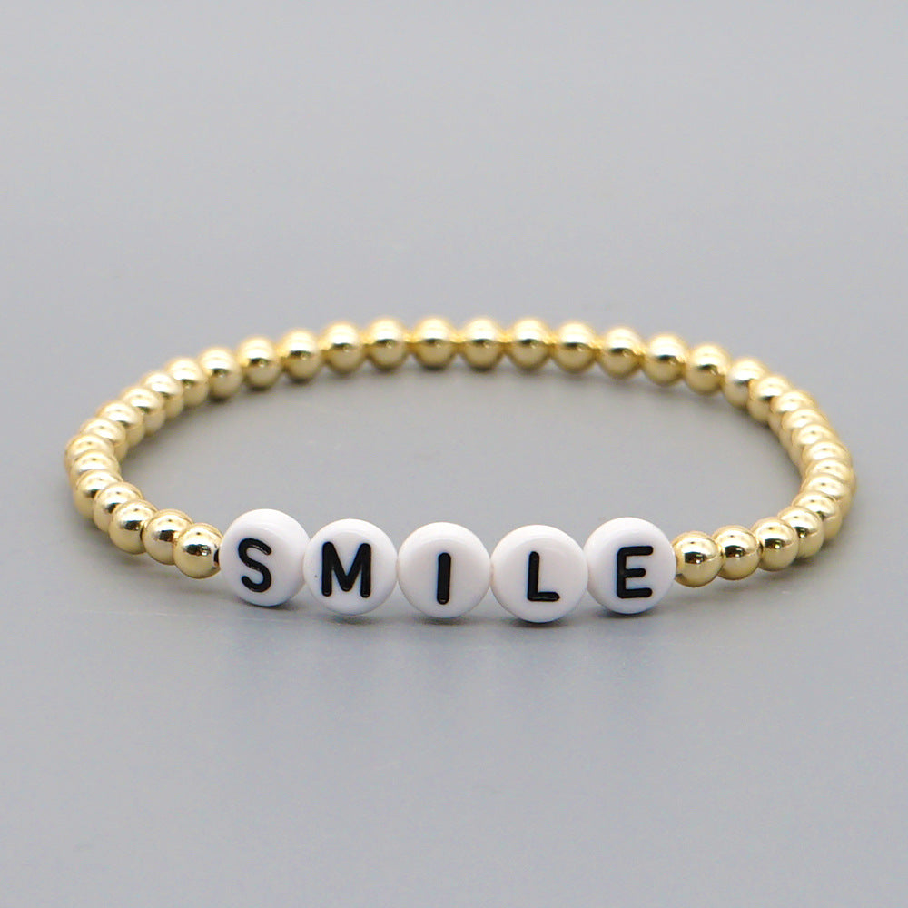 Mother's Day Alphabet Bracelet