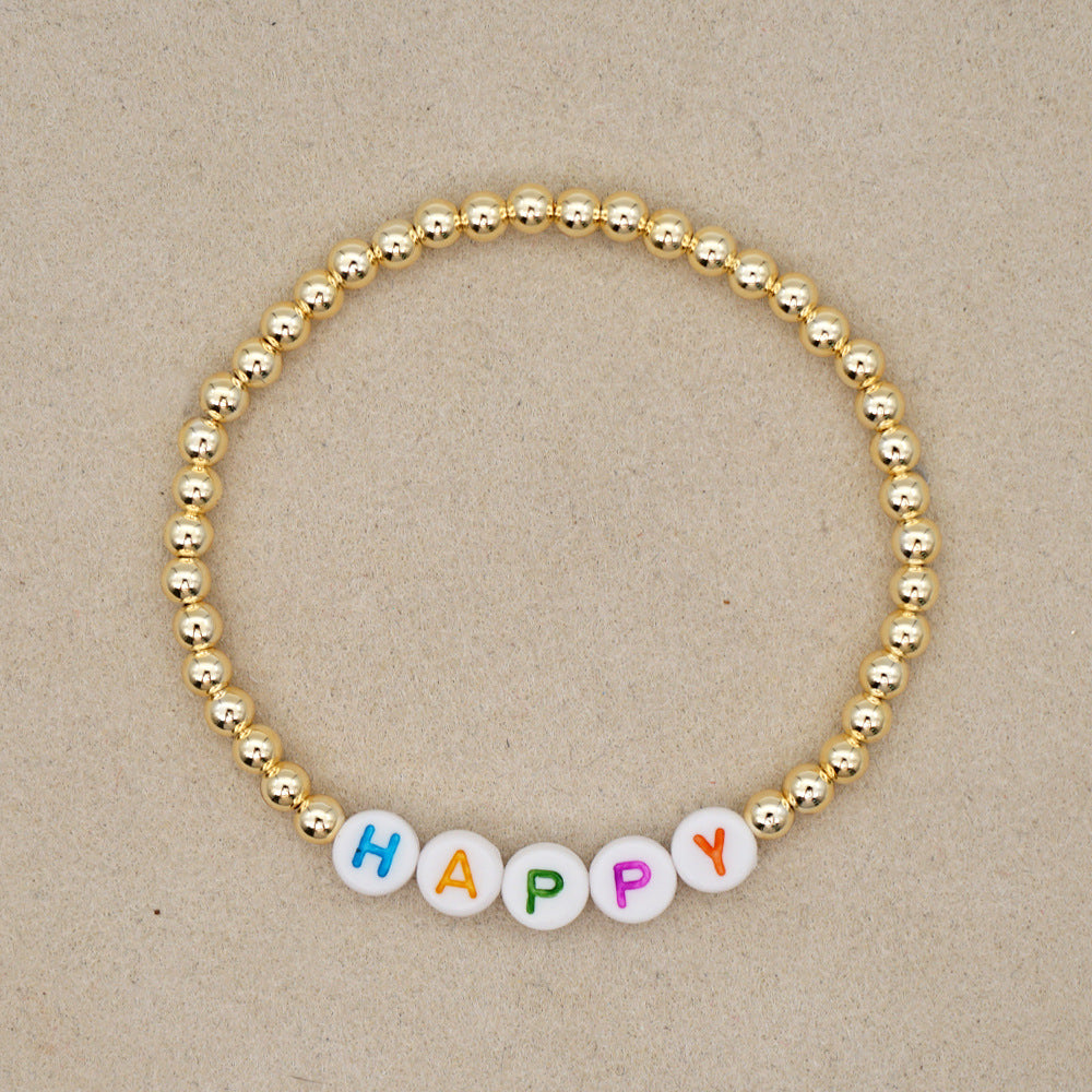 Mother's Day Alphabet Bracelet