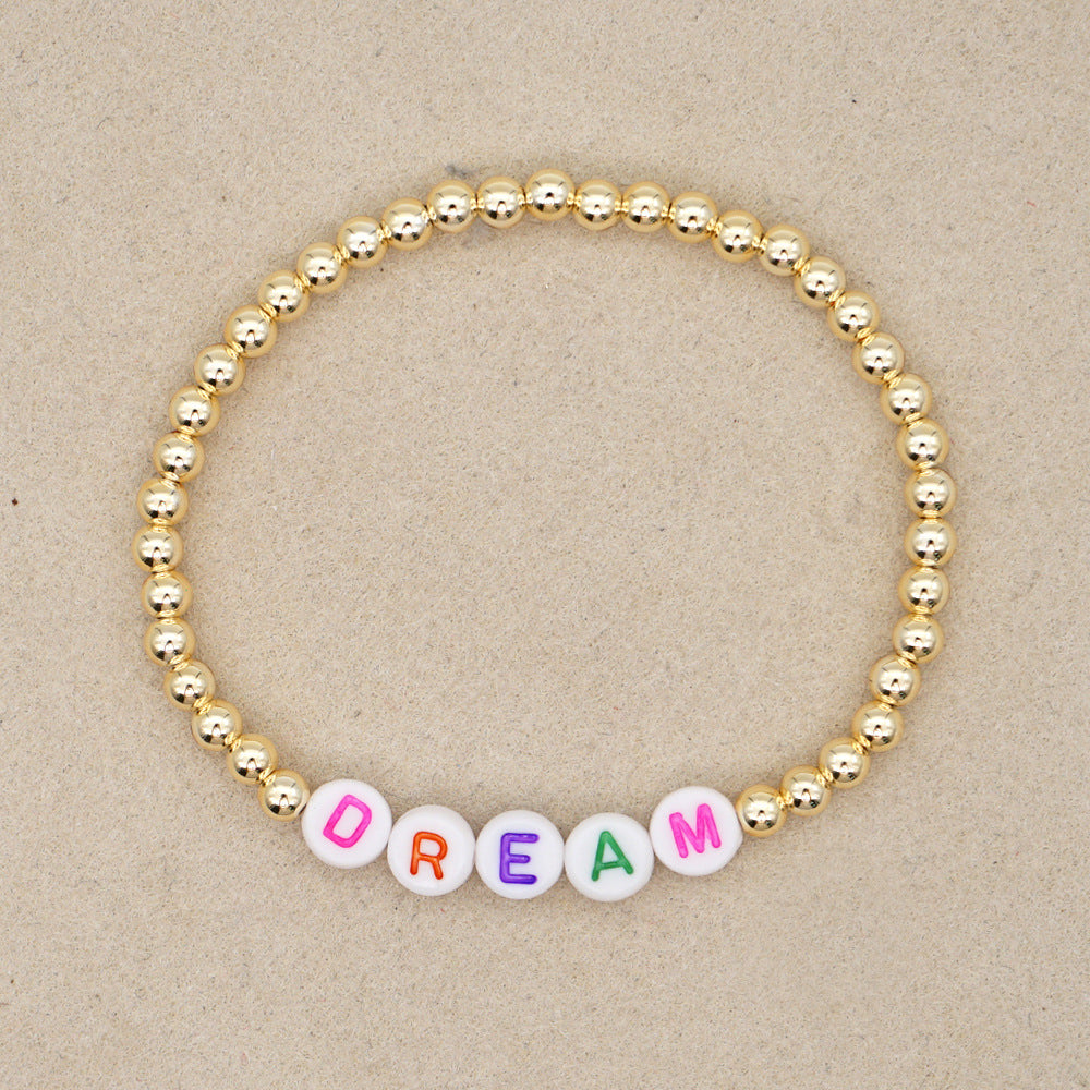 Mother's Day Alphabet Bracelet