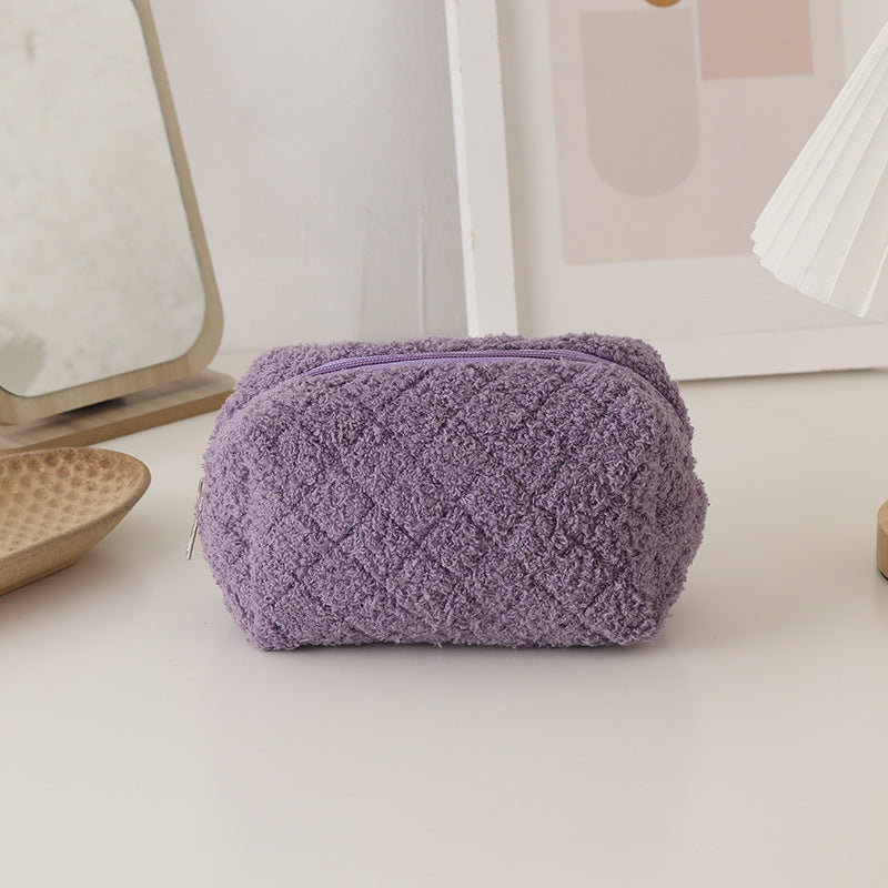 Terry Cloth Cosmetic Bag