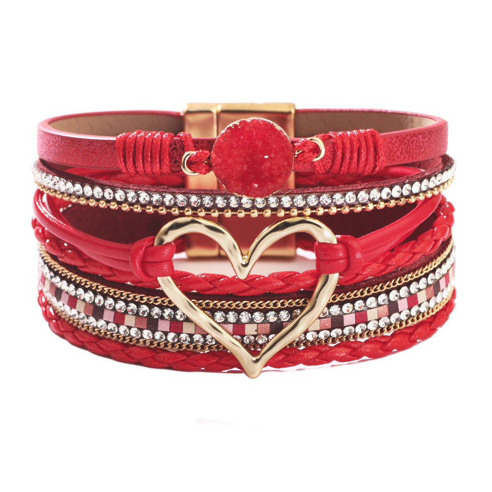 Heart Bracelet Stack