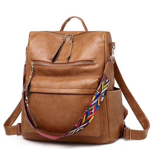 22 Colors Vintage Leather Backpack