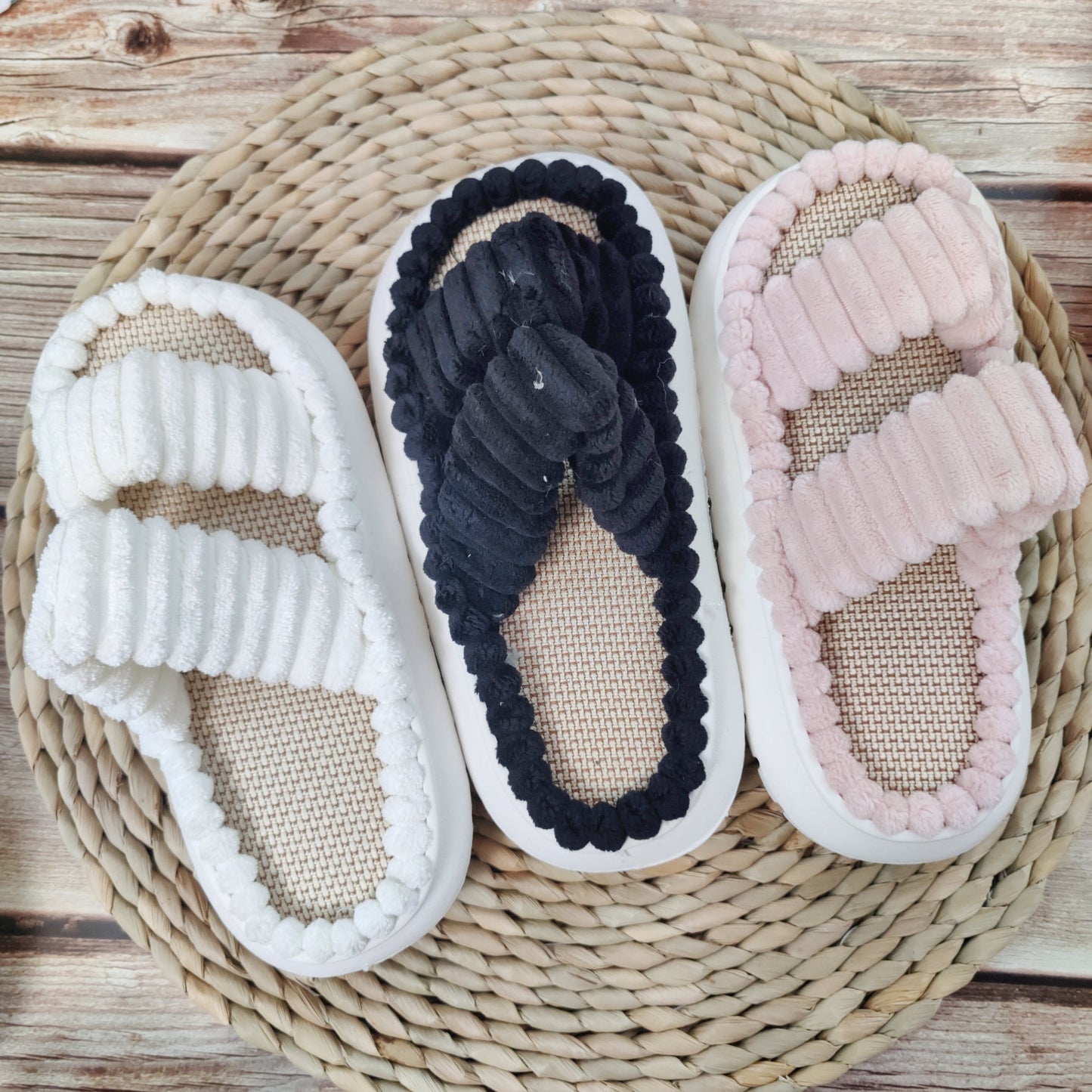 Fashion Plush House Slippers