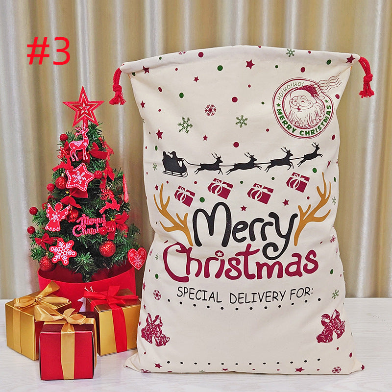 Christmas Canvas Gift Bag