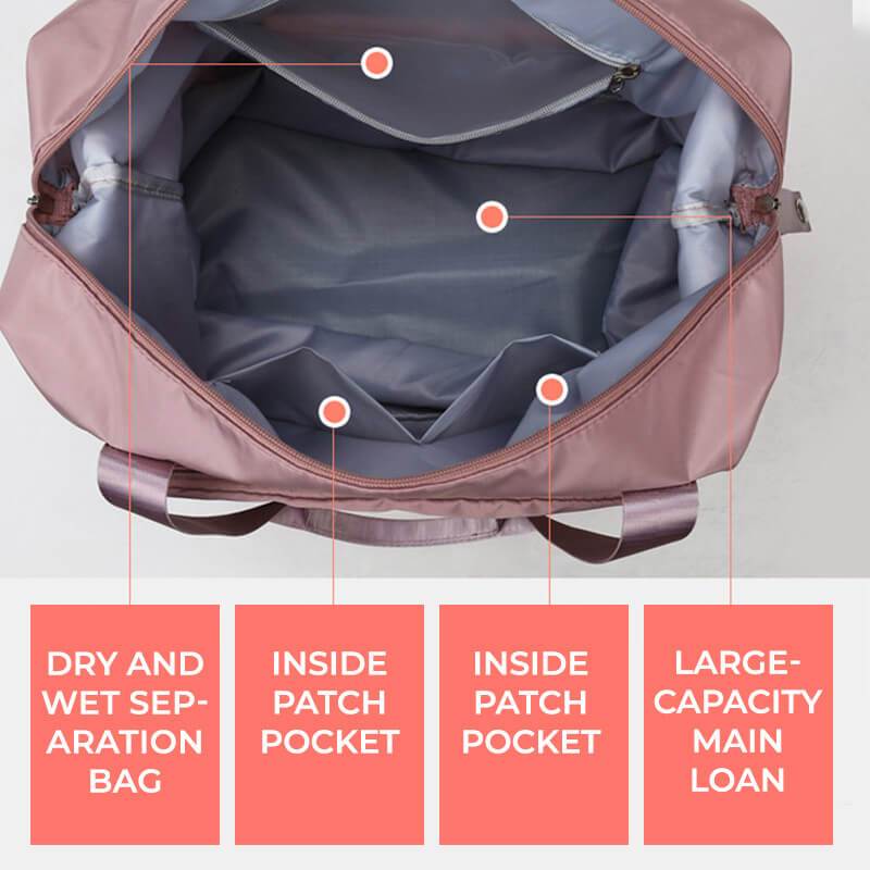 Ladies' Travel Handbags Can Be Expanded And Folded