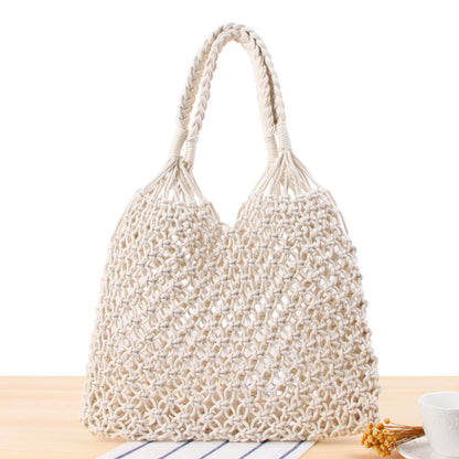 Women's Beach Handbag Woven Tote