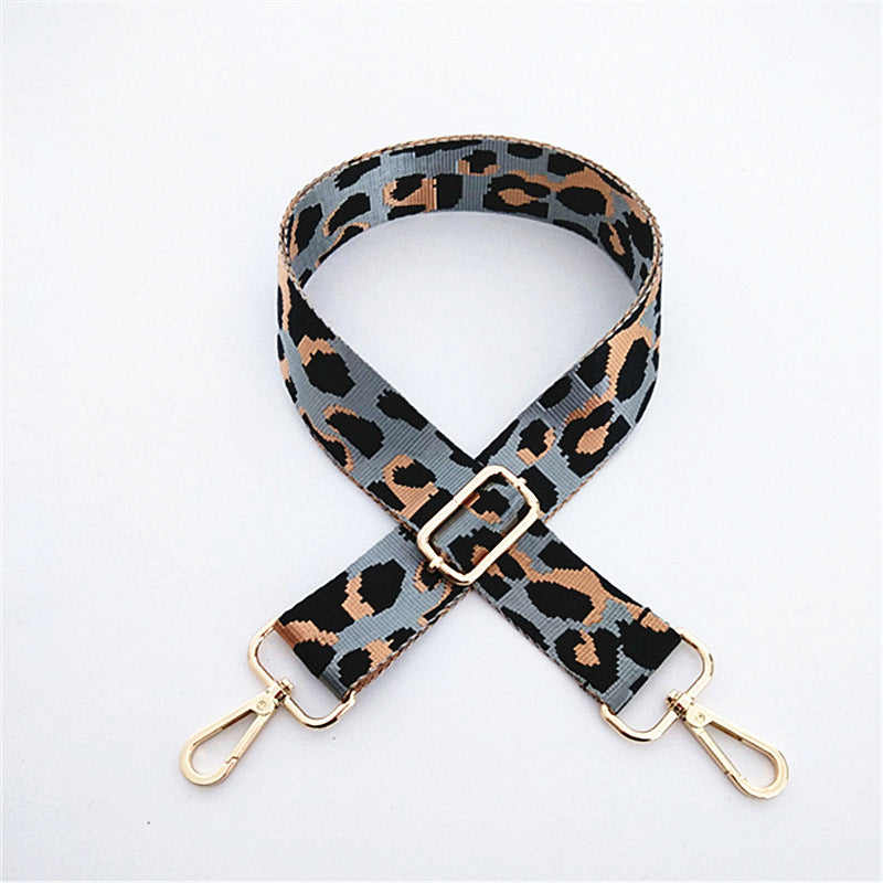 Color Leopard Print Adjustable Straps