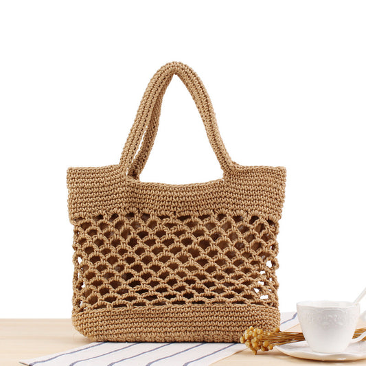 Handy Holiday Beach Straw Bag