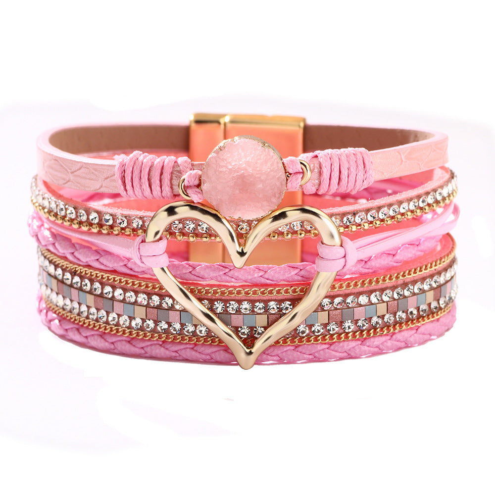 Heart Bracelet Stack