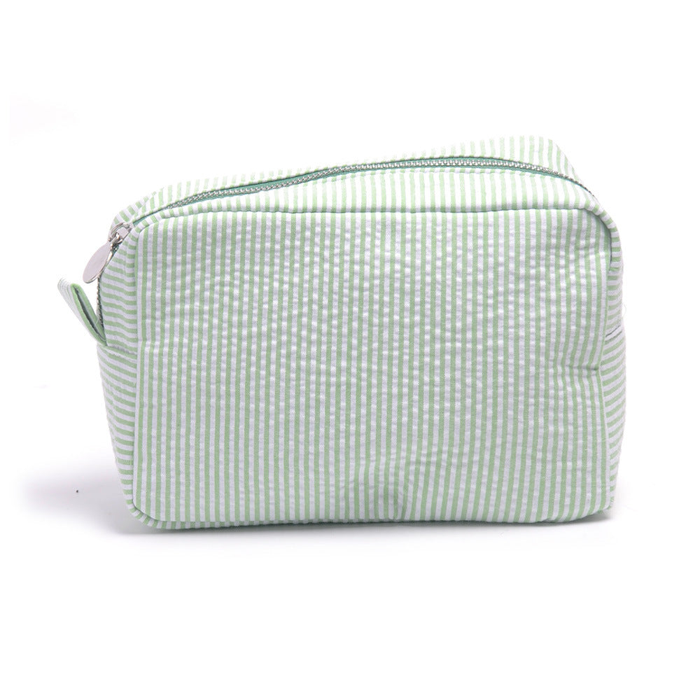 Seersucker Cosmetic Bag