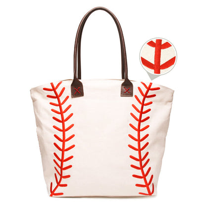 Baseball Canvas Shoulder Bag