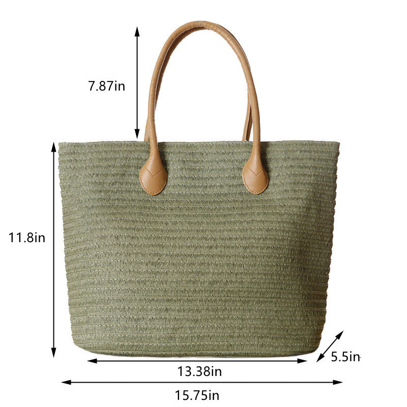 Ladies Straw Shoulder Bag