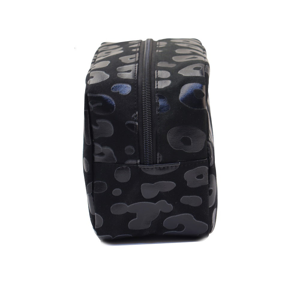 Large Capacity Leopard Print Cosmetic Bag