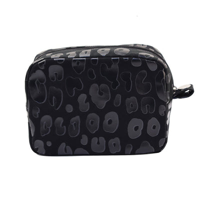 Large Capacity Leopard Print Cosmetic Bag