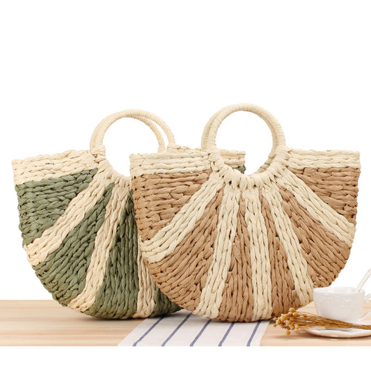 Women's Straw Summer Beach Tote