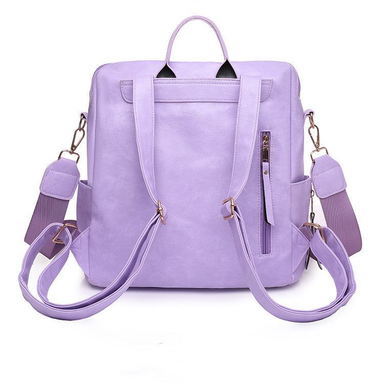 Women Fashion Backpack Purse Macaron Backpack