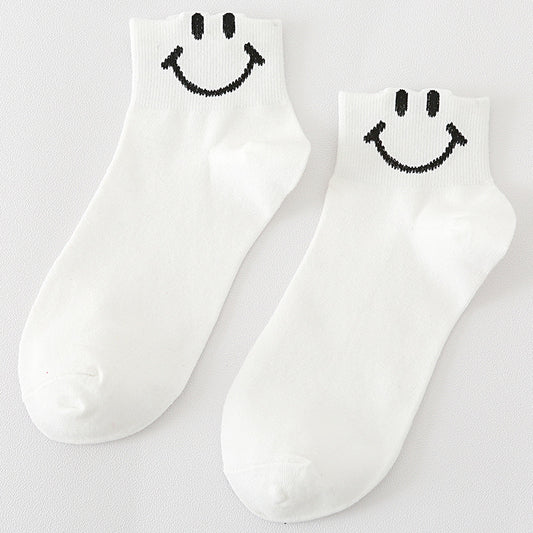 5 Pairs Ladies Smiley Socks