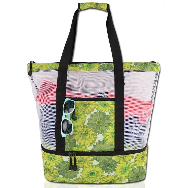 Outdoor Portable Mesh Picnic Beach Bag