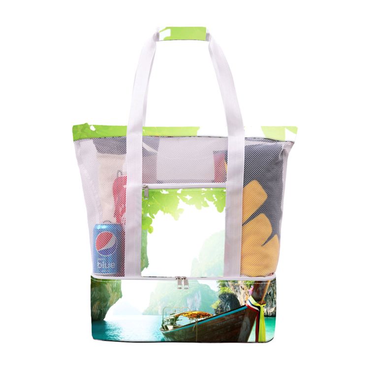 Outdoor Portable Mesh Picnic Beach Bag