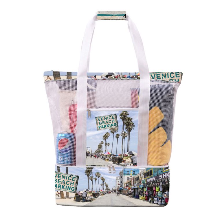 Outdoor Portable Mesh Picnic Beach Bag