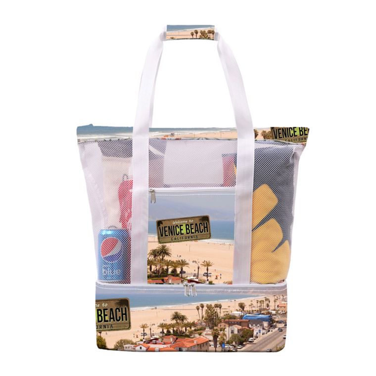 Outdoor Portable Mesh Picnic Beach Bag