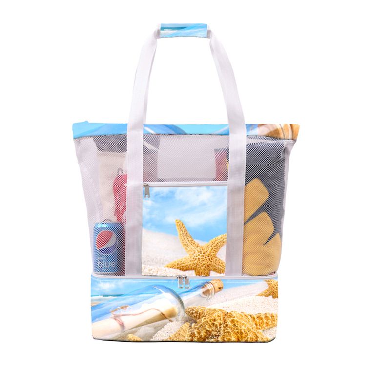 Outdoor Portable Mesh Picnic Beach Bag