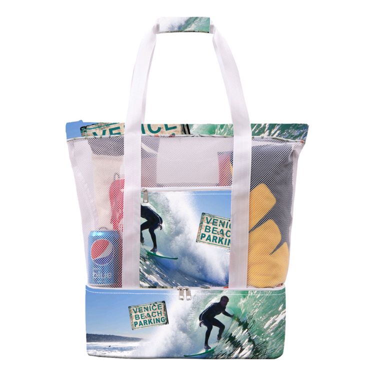 Outdoor Portable Mesh Picnic Beach Bag