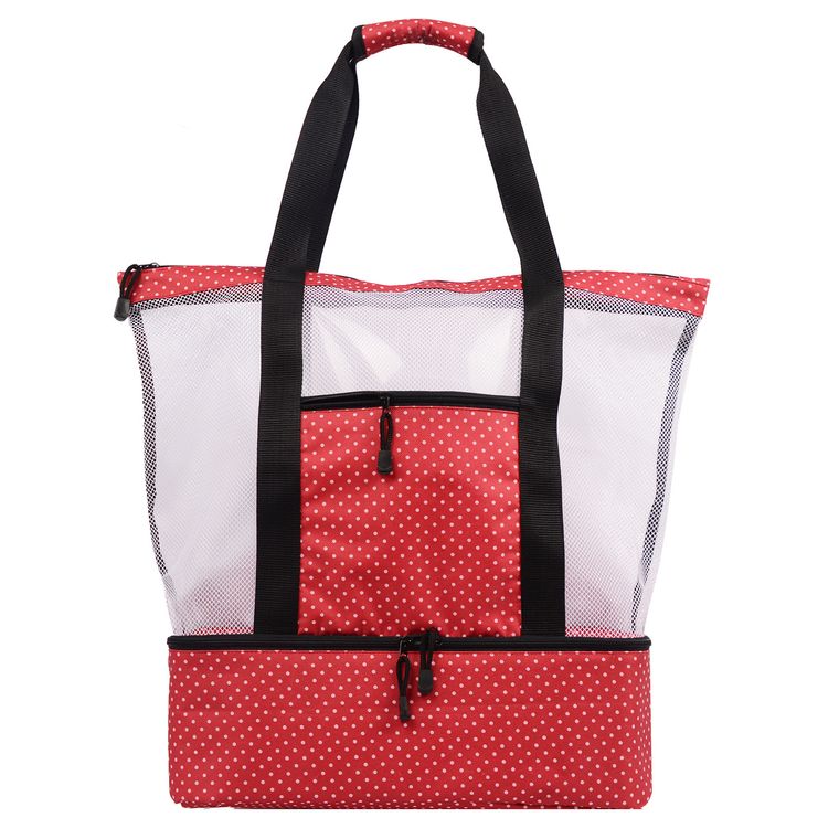 Outdoor Portable Mesh Picnic Beach Bag