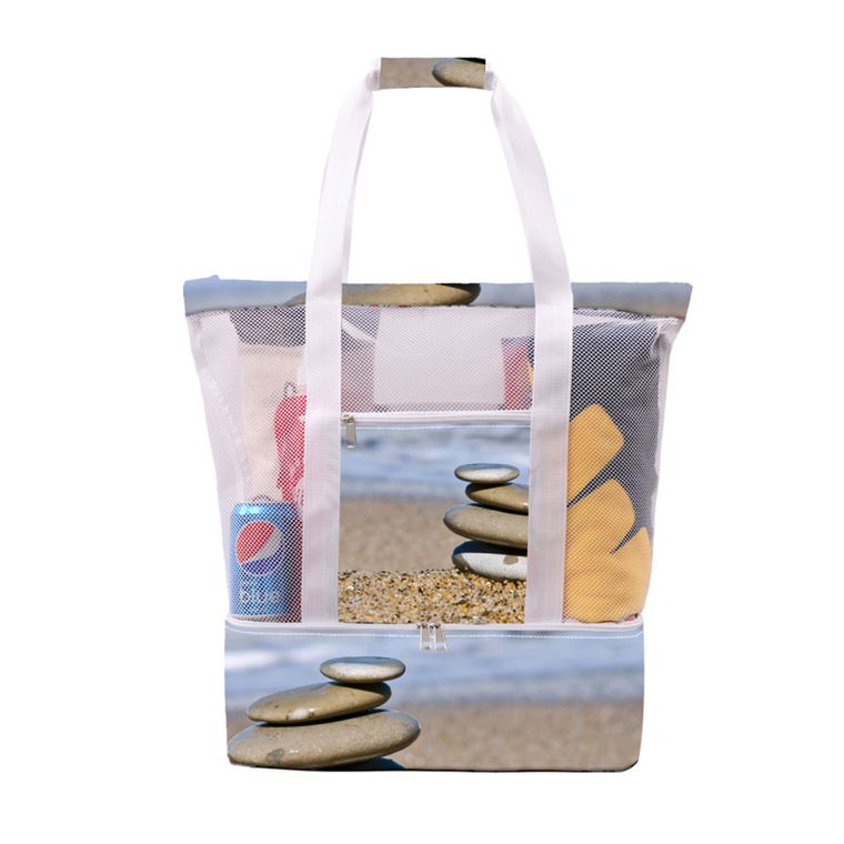 Outdoor Portable Mesh Picnic Beach Bag