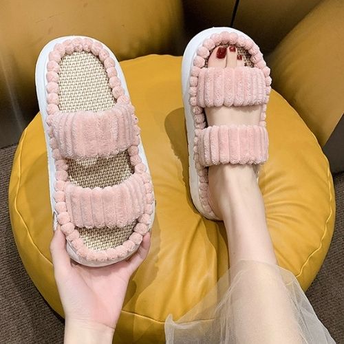 Fashion Plush House Slippers