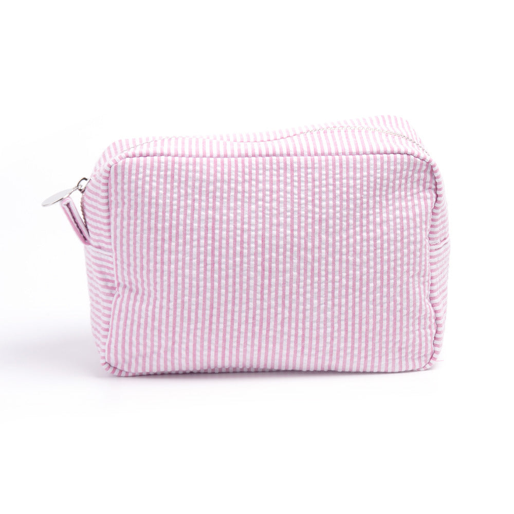 Seersucker Cosmetic Bag