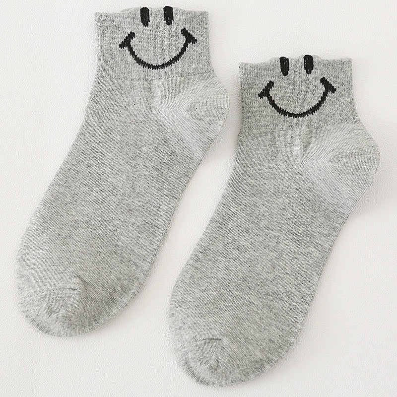 5 Pairs Ladies Smiley Socks