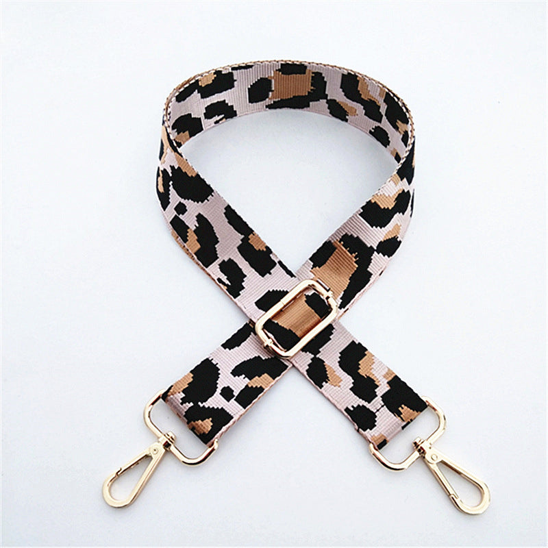 Color Leopard Print Adjustable Straps