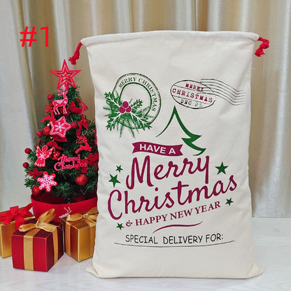 Christmas Canvas Gift Bag